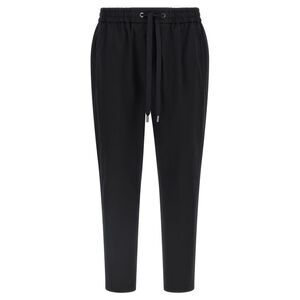 Dolce & Gabbana Black Cotton Casual Men's Pants